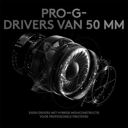 Logitech G Pro X | Bedrade Over-ear Gaming Headset | USB-A & 3.5mm | Zwart - Matmuis - Matmuis