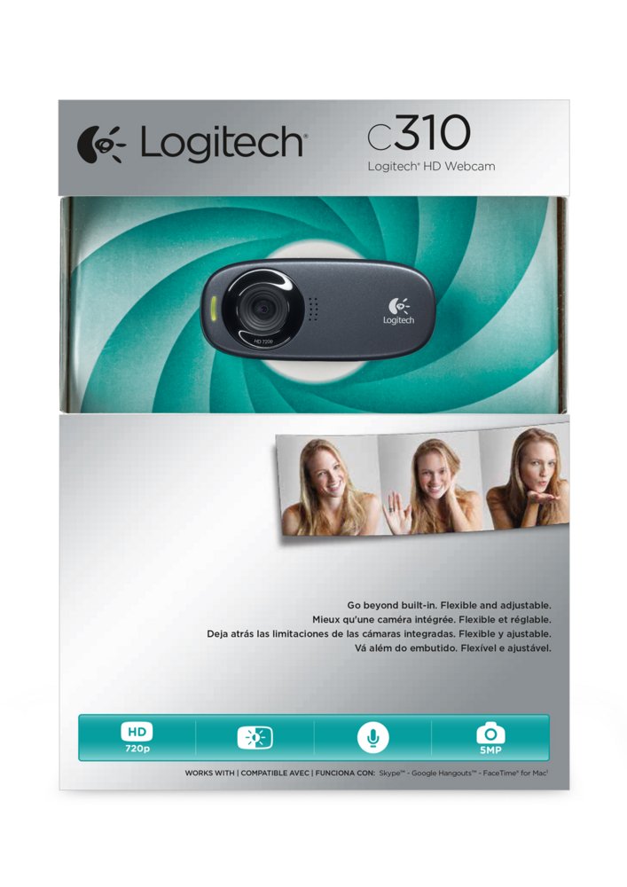 Logitech C310 HD | 720p 30FPS USB Webcam met Microfoon - Matmuis - Matmuis