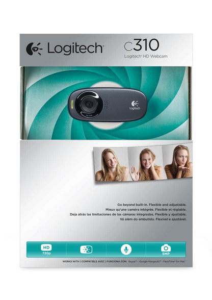 Logitech C310 HD | 720p 30FPS USB Webcam met Microfoon - Matmuis - Matmuis