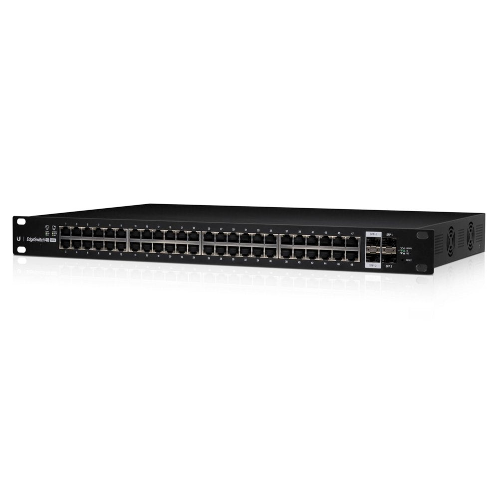 Ubiquiti Networks ES-48-500W | Managed L2/L3 Gigabit Switch | 48 PoE-poorten (500W) | 1U Rackmount | Zwart - Matmuis