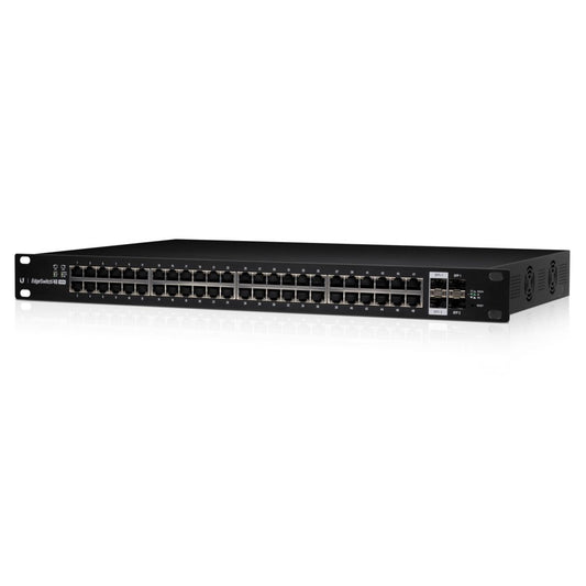 Ubiquiti Networks ES-48-500W | Managed L2/L3 Gigabit Switch | 48 PoE-poorten (500W) | 1U Rackmount | Zwart - Matmuis