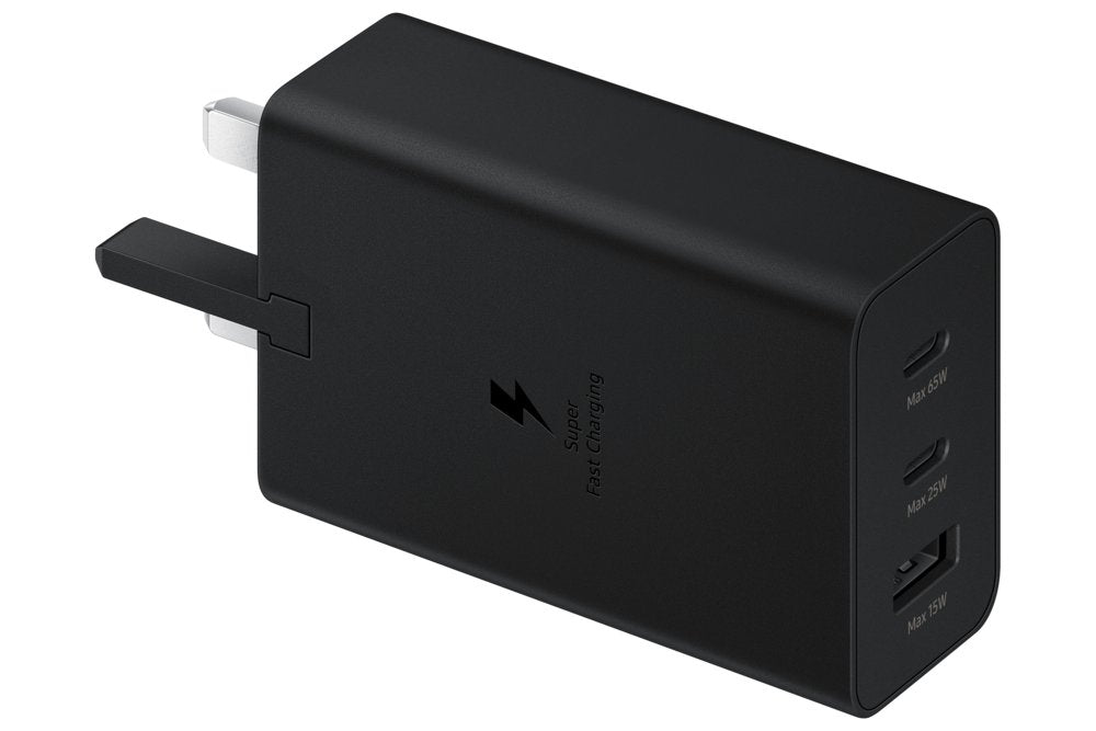 Samsung EP-T6530 | Oplader 65W | 2x USB-C & 1x USB-A | Zwart