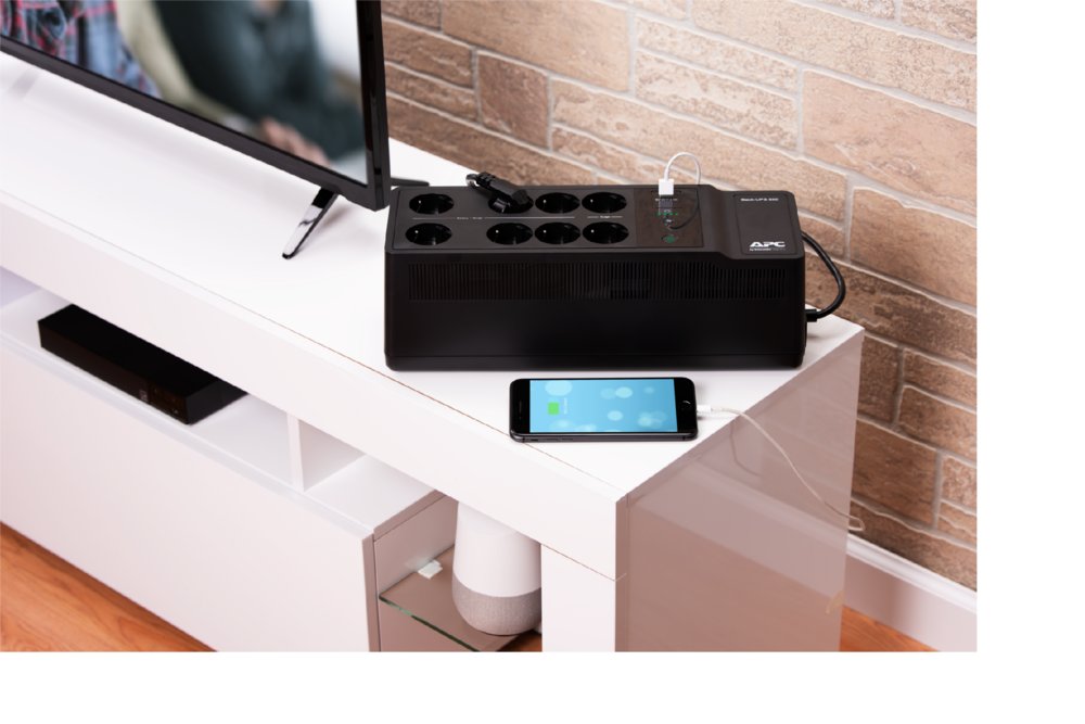 APC Back-UPS BE650G2-GR | 650 VA / 400 W | 8x Schuko Stopcontacten | 1x USB-A Oplaadpoort | LED-statusindicator | Vervangbare Batterij | Compacte Tower UPS - Matmuis - Matmuis