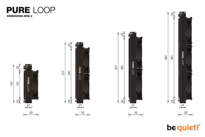 be quiet! PURE LOOP 280mm | All-in-One CPU Waterkoeler - Matmuis