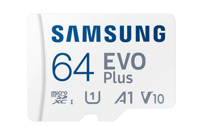Samsung EVO Plus | MicroSDXC | 64GB | Class 10 | UHS-I U1 | Inclusief adapter - Matmuis - Matmuis
