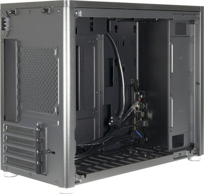 Inter-Tech X2 Duplex | Micro Tower Case | Zwart - Matmuis