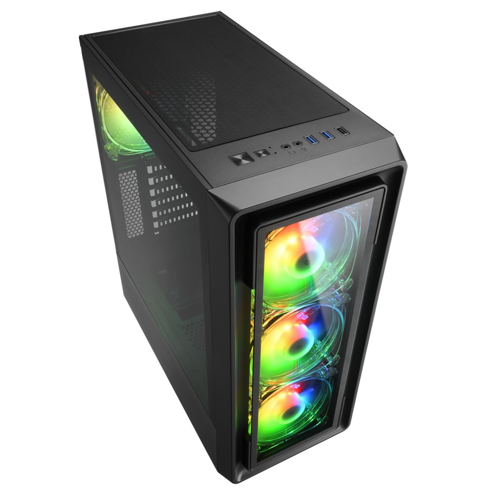 Sharkoon TK4 RGB | Midi Tower Case | Zwart - Matmuis