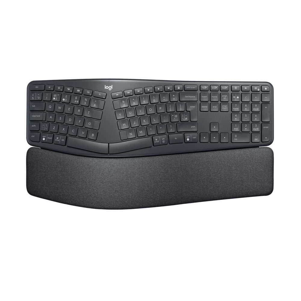 Logitech K860 Ergo | Draadloos Bluetooth Toetsenbord met Receiver | QWERTY - Matmuis - Matmuis