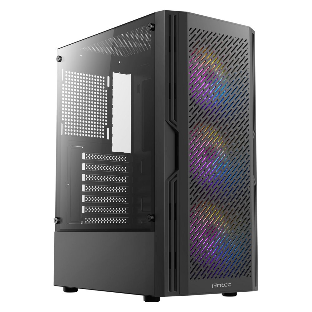 Antec AX20 | Mid Tower Gaming Behuizing | RGB-verlichting | Goede Airflow | ATX-compatibel - Matmuis
