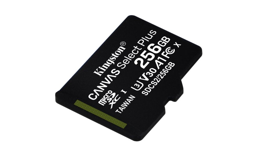 Kingston Canvas Select Plus | MicroSDXC | 256GB | Class 10 | UHS-I U1 - Matmuis