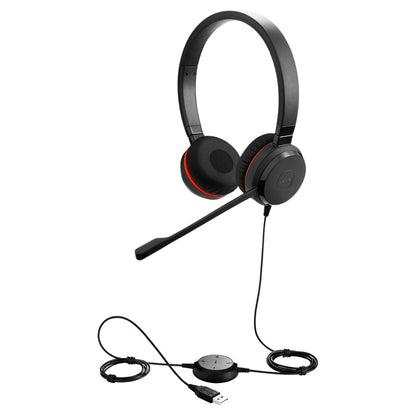 Jabra Evolve 20 | Bedrade USB On-Ear Headset | Stereo - Matmuis - Matmuis