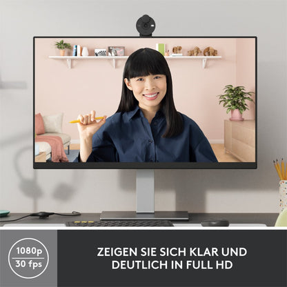 Logitech Brio 300 | 1080P 30FPS USB-C Webcam met Microfoon - Matmuis - Matmuis