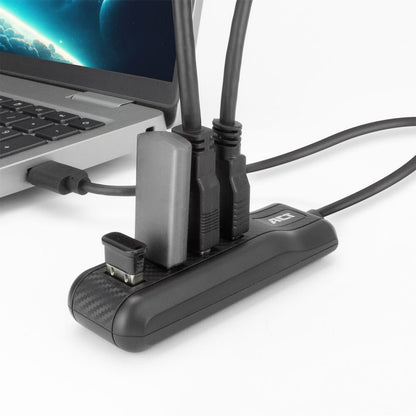 ACT AC6320 | USB 3.2 Gen 1 Interface Hub | Type-A | 5 Gbps | Zwart - Matmuis - Matmuis