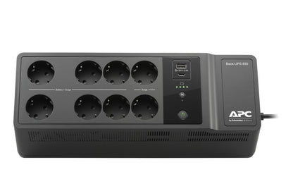 APC Back-UPS BE850G2-GR | 850 VA | 8 Schuko Stopcontacten (6 op Accu) | USB Type-A & C | AVR Spanningstabilisatie | Bescherming tegen Stroomstoringen - Matmuis