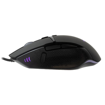 Baracuda RAPTOR RGB | Bedrade Gaming Muis | USB-A | 6400 DPI | Zwart - Matmuis
