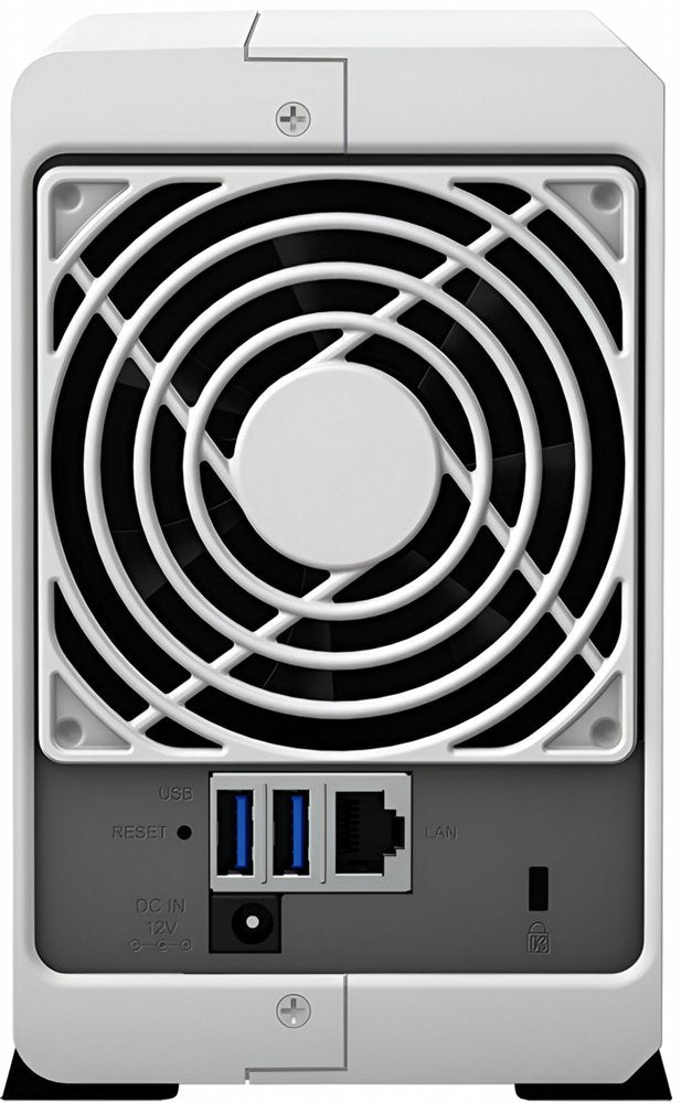 Synology DiskStation DS220J NAS 8TB | 2 Drive Bays | Inclusief 2 x 4TB HDD | 1x Gigabit Ethernet | Wit