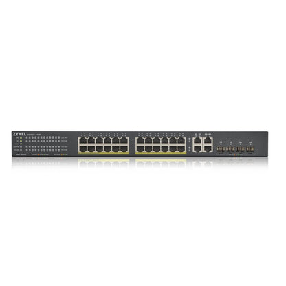 Zyxel GS1920-24HPV2 | Managed Switch | 24x Gigabit Ethernet | PoE | Zwart - Matmuis