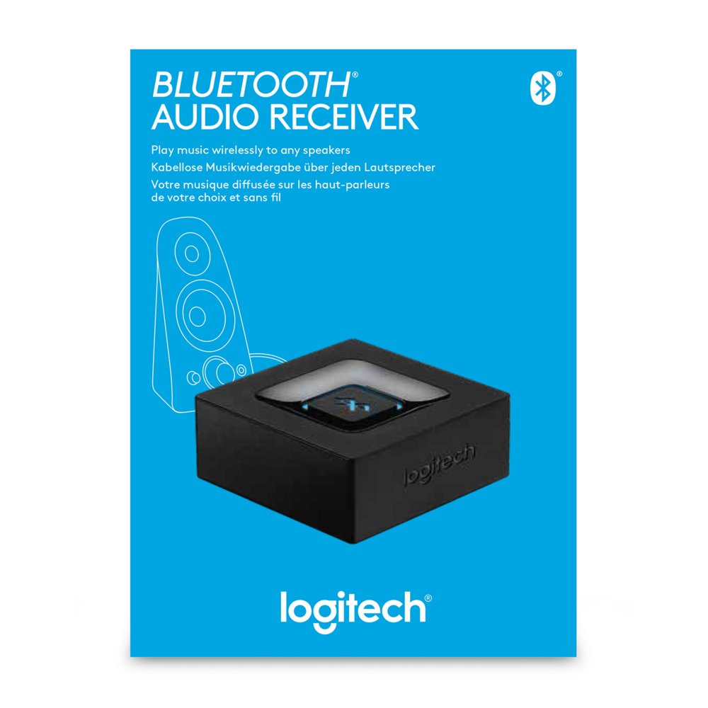 Logitech Bluetooth Audio Adapter | Draadloos Streamen | 3,5mm & RCA | Zwart - Matmuis - Matmuis