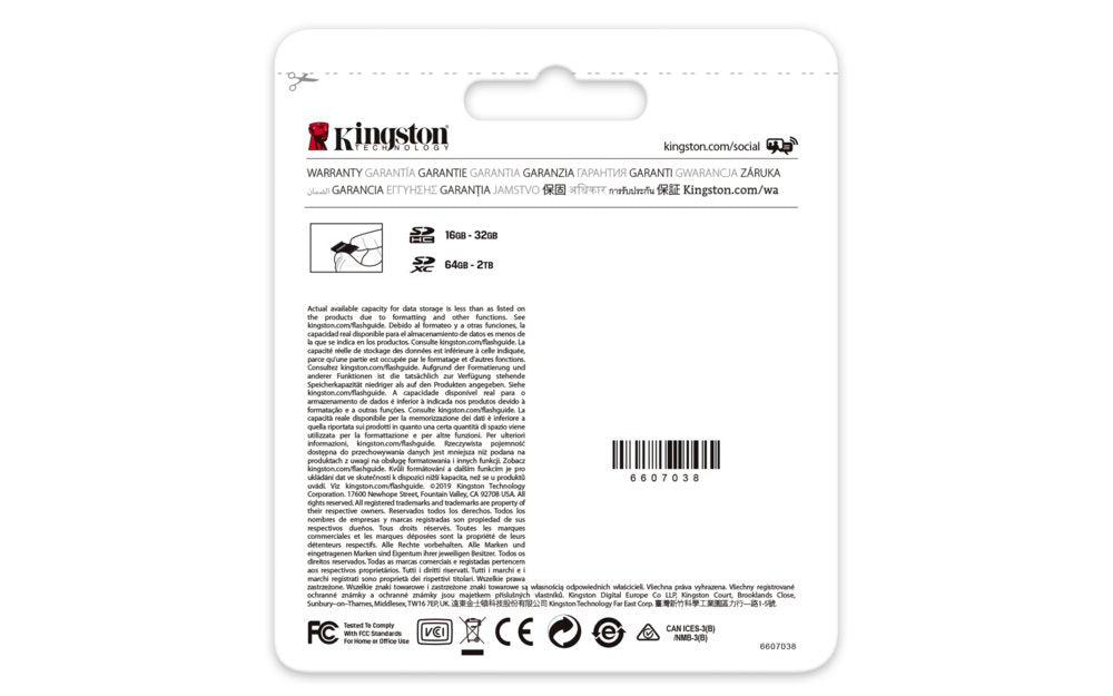 Kingston Canvas Go! Plus SD-kaart | 64GB | UHS-I Klasse 10