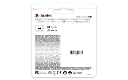 Kingston Canvas Go! Plus SD-kaart | 64GB | UHS-I Klasse 10