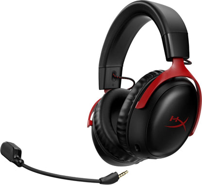 HyperX Cloud III | Draadloze Over-ear Gaming Headset | USB-A & USB-C Receiver | Zwart/Rood - Matmuis - Matmuis