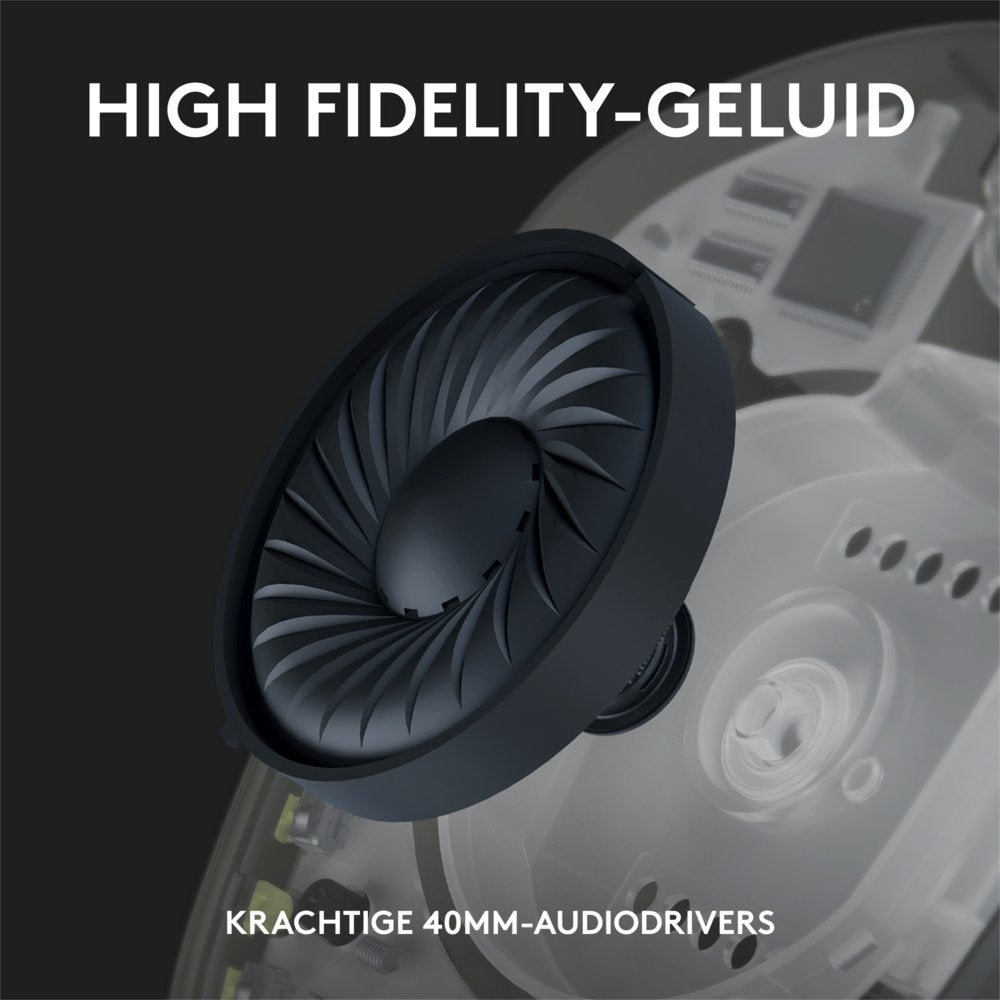 Logitech G435 Wireless Gaming Headset | Bluetooth & Lightspeed | Hoofdband | Zwart - Matmuis - Matmuis