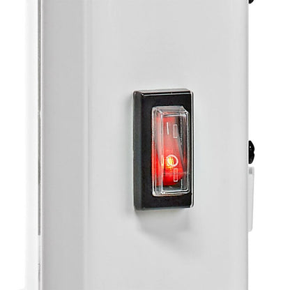Nedis WIFIHTPL20FWT | Slimme Wi-Fi convectorkachel | 2000 W | Glazen frontpaneel | IP24 | Wit