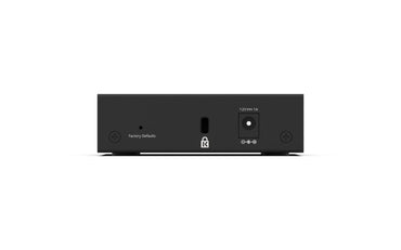 NETGEAR GS305E | 5-poorts Gigabit Ethernet Smart Managed Plus Switch | Webbeheer | QoS & VLAN Ondersteuning | Zwart - Matmuis