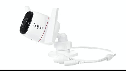 TP-Link Tapo C310 | 3MP Buitenbeveiligingscamera | Wi-Fi & Ethernet | Nachtzicht tot 30m | Tweeweg Audio | IP66 Weerbestendig - Matmuis