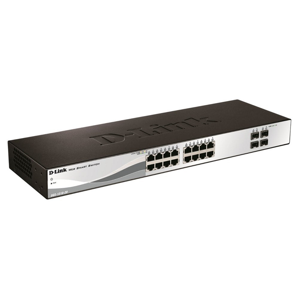 D-Link DGS-1210-10 | Managed L2 Switch | 10 Poorten | Gigabit Ethernet (10/100/1000 Mbps) - Matmuis