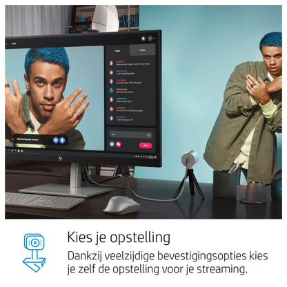 HP 950 UHD | 4K 30FPS USB Webcam met Microfoon - Matmuis - Matmuis