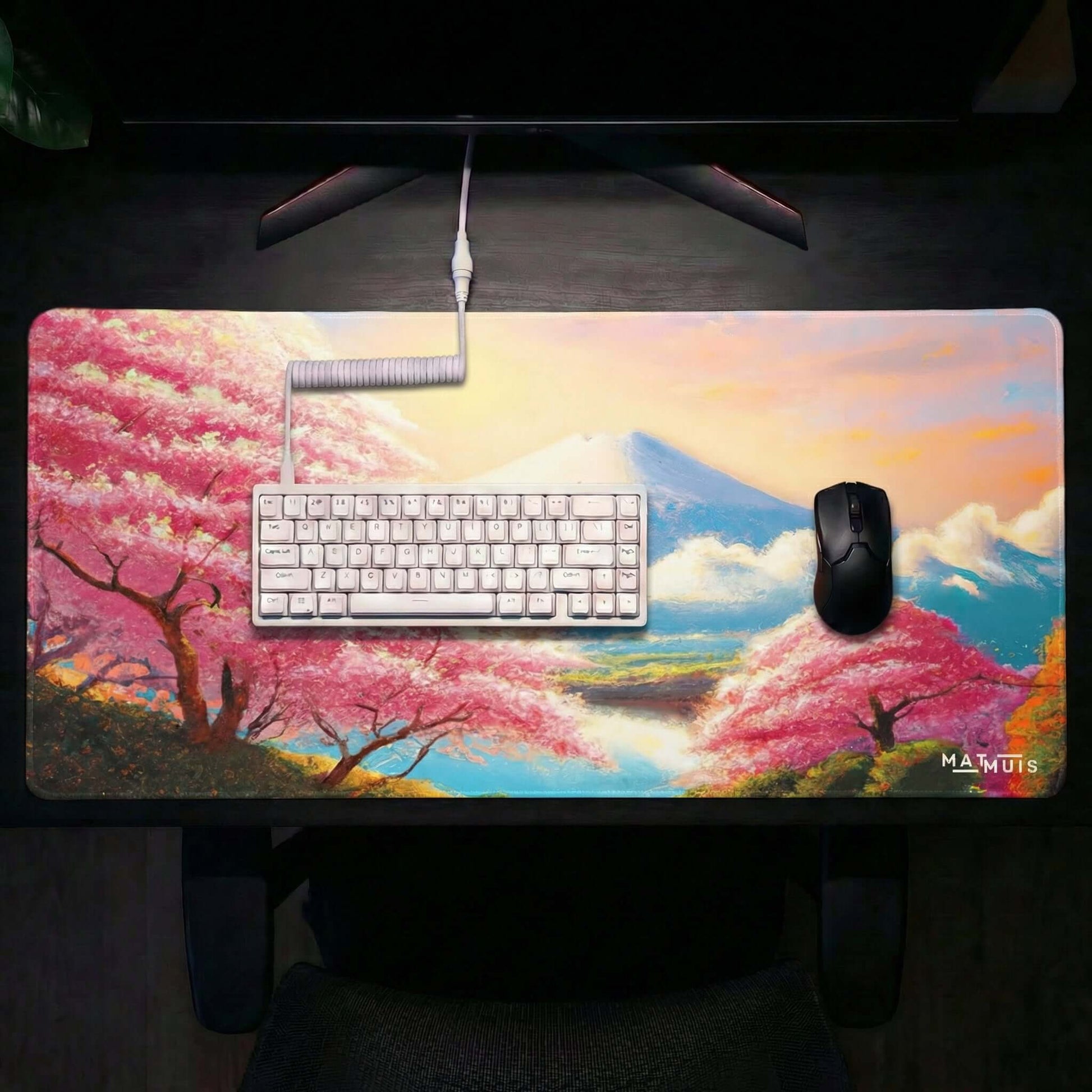 XXL Muismat | Cherry Blossom Lake | Matmuis