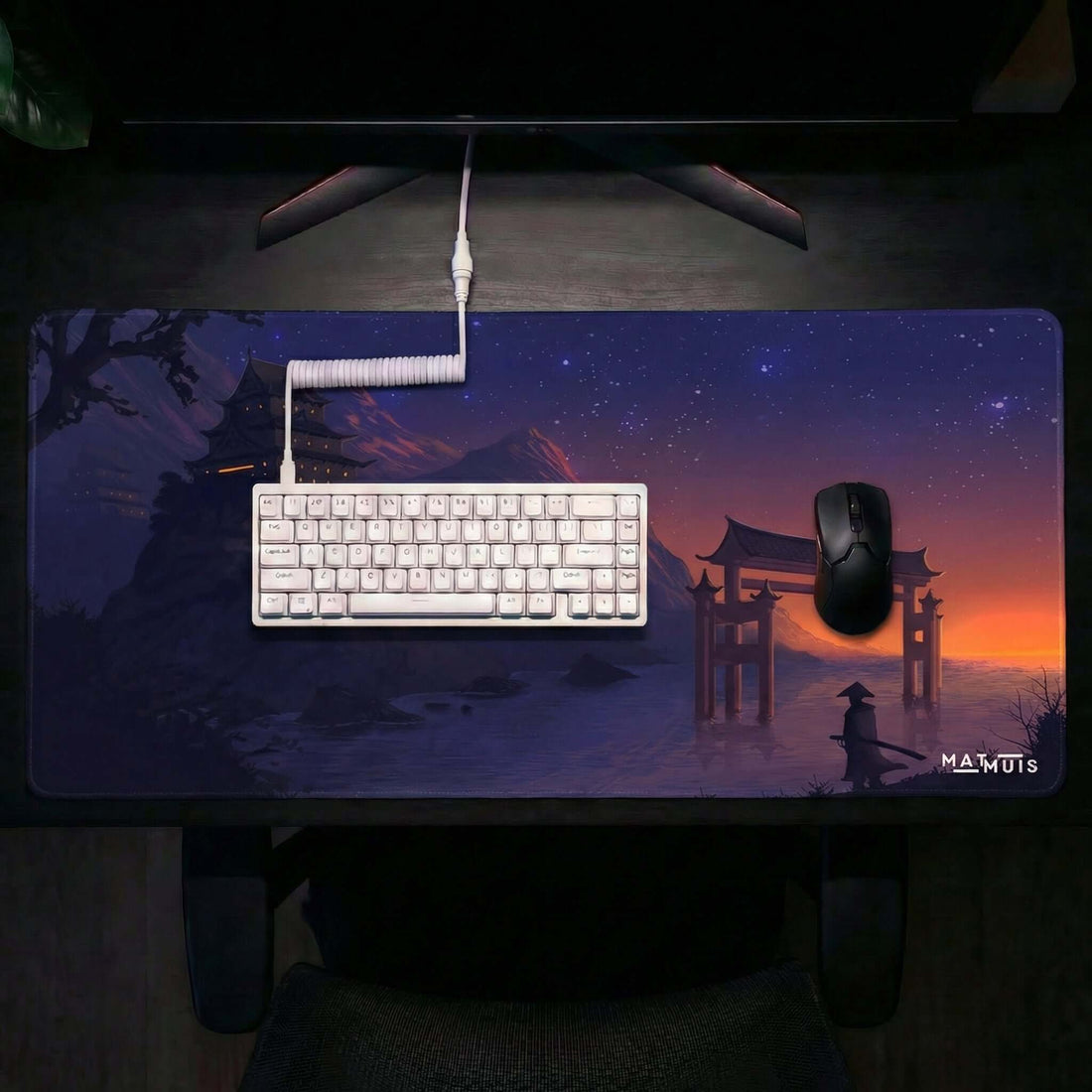 XXL Muismat | Cherry Blossom Samurai