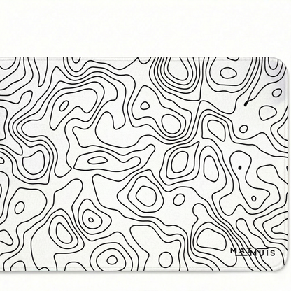 XXL Muismat | Topo Vector White | Matmuis