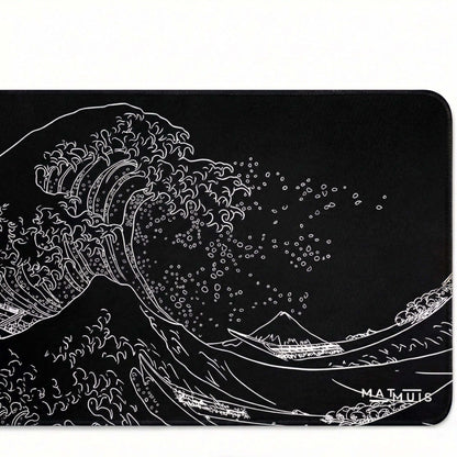 XXL Muismat | Wave Trace Black - Matmuis - Matmuis